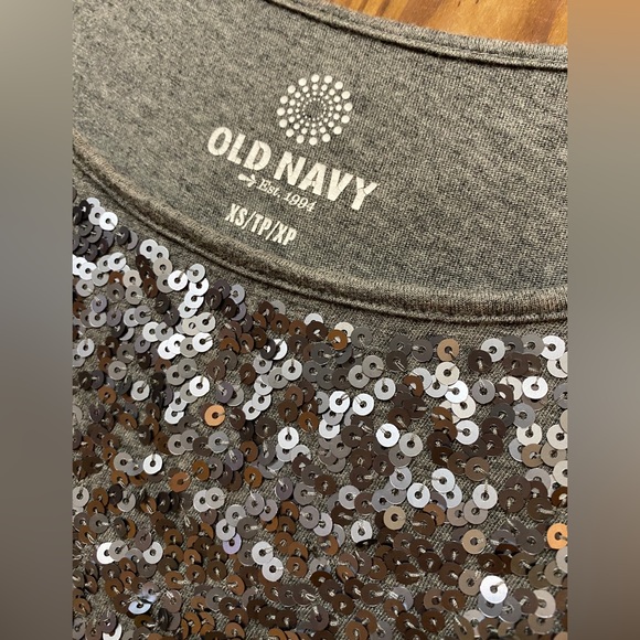 Old Navy Sequin Knit Jersey Top - Picture 3 of 3